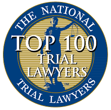 The National Trial Lawyers Top 100 Trial Lawyers badge